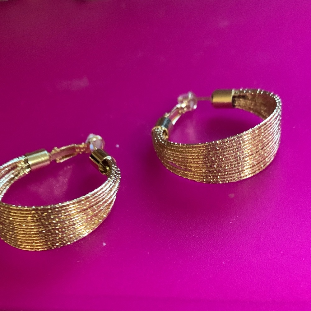 Elegant Gold Hoop Earrings